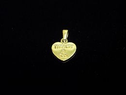 Златен медальон, 0.69гр. ,Бургас