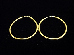 Златни обеци, 2.57гр. ,Бургас