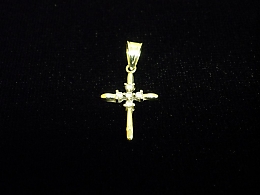 Златен кръст, 0.84гр. ,Бургас