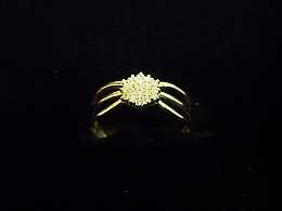 Златен дамски пръстен, 1.71гр. ,Бургас