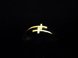 Златен дамски пръстен, 1.33гр. ,Бургас