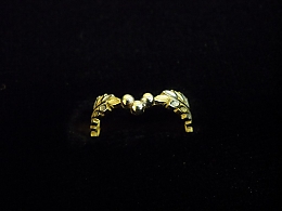 Златен дамски пръстен, 1.27гр. ,Бургас