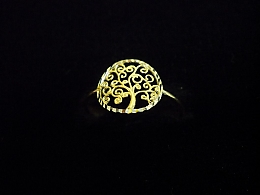 Златен дамски пръстен, 1.04гр. ,Бургас