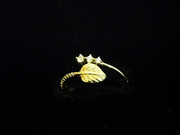 Златен дамски пръстен, 1.52гр. ,Бургас