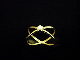 Златен дамски пръстен, 1.8гр. ,Бургас