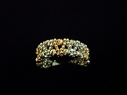 Златен дамски пръстен, 3.47гр. ,Бургас