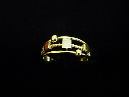 Златен дамски пръстен, 2.3гр. ,Бургас