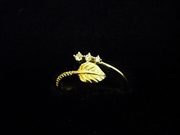 Златен дамски пръстен, 1.56гр. ,Бургас