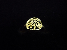 Златен дамски пръстен, 0.91гр. ,Бургас