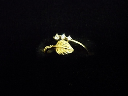 Златен дамски пръстен, 1.35гр. ,Бургас