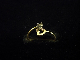 Златен дамски пръстен, 1.12гр. ,Карнобат