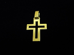 Златен кръст, 2.26гр. ,Карнобат