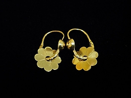 Златни обеци, 1.7гр. ,Карнобат