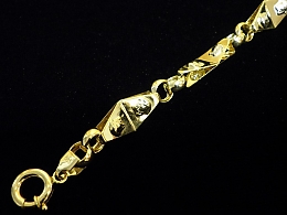 Златна синджирна гривна, 6.37гр. ,Бургас