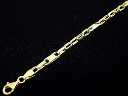 Златна синджирна гривна, 2.97гр. ,Бургас