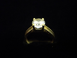 Златен дамски пръстен, 3.56гр. ,Сливен