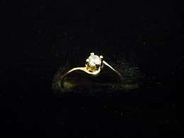 Златен дамски пръстен, 1.09гр. ,Сливен