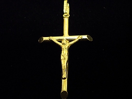 Златен кръст, 3.08гр. ,Бургас