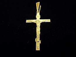 Златен кръст, 2.52гр. ,Бургас