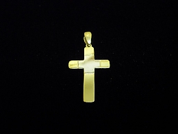 Златен кръст, 0.92гр. ,Бургас