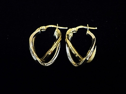 Златни обеци, 2.35гр. ,Бургас