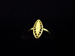 Златен дамски пръстен, 0.9гр. ,Бургас