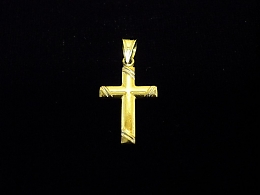 Златен кръст, 0.83гр. ,Бургас