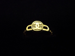 Златен дамски пръстен, 2.13гр. ,Бургас