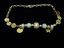 Златна синджирна гривна, 5.84гр. ,Бургас