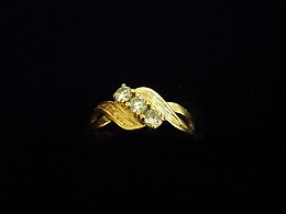 Златен дамски пръстен, 2.63гр. ,Айтос