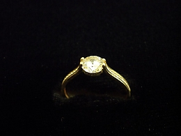 Златен дамски пръстен, 1.54гр. ,Бургас