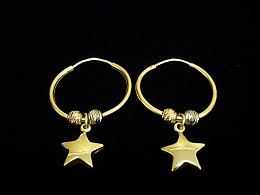 Златни обеци, 2.72гр. ,Бургас