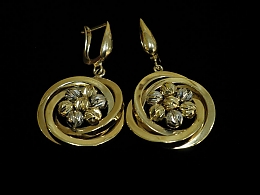 Златни обеци, 6.78гр. ,Бургас