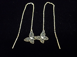 Златни обеци, 2.28гр. ,Бургас