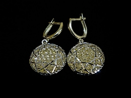 Златни обеци, 3.56гр. ,Бургас