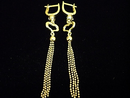 Златни обеци, 3.67гр. ,Бургас