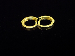 Златни обеци, 1.17гр. ,Бургас