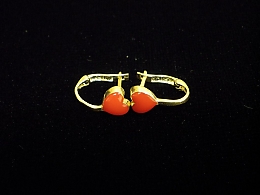 Златни обеци, 1.14гр. ,Бургас