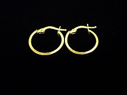 Златни обеци, 1.38гр. ,Бургас