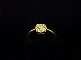 Златен дамски пръстен, 1.52гр. ,Бургас