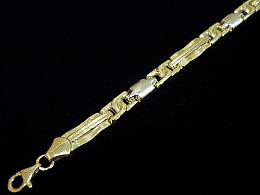 Златна синджирна гривна, 6.55гр. ,Карнобат