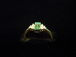 Златен дамски пръстен, 1.18гр. ,Айтос