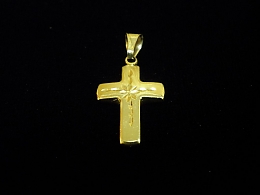 Златен кръст, 1.61гр. ,Пловдив