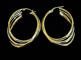 Златни обеци, 9.06гр. ,Сливен