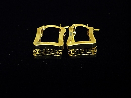 Златни обеци, 3.22гр. ,Пловдив