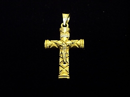 Златен кръст, 1.35гр. ,Бургас