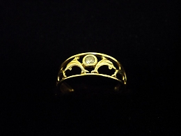 Златен дамски пръстен, 2.04гр. ,Айтос