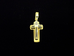 Златен кръст, 1.61гр. ,Бургас