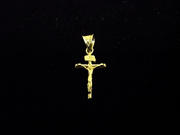 Златен кръст, 0.59гр. ,Бургас