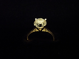 Златен дамски пръстен, 1.7гр. ,Бургас